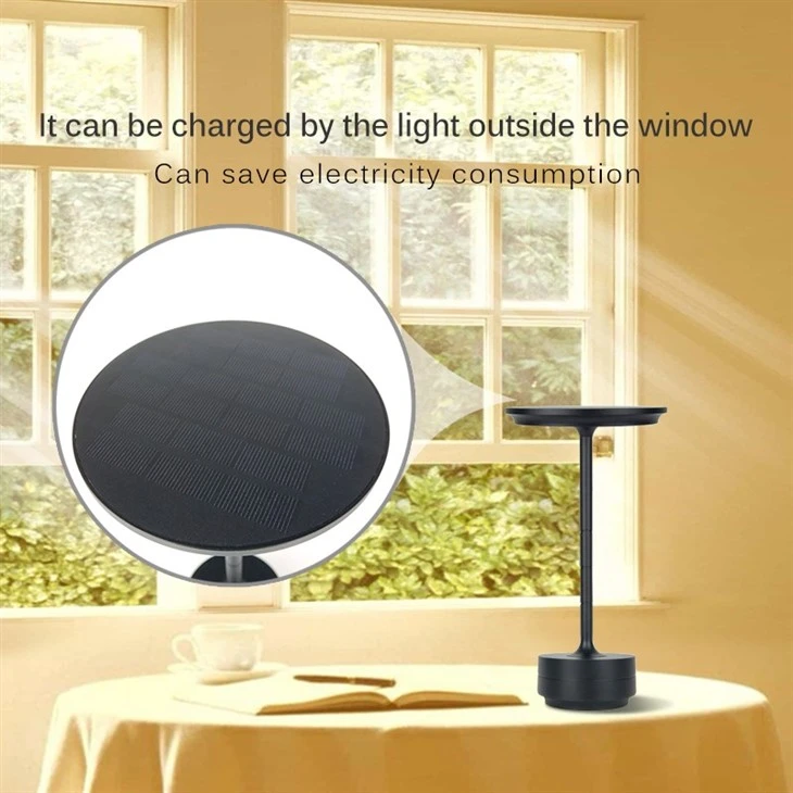 Rechargeable Portable Solar Table Lamp